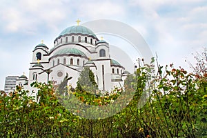 Saint Sava cathedral in Belgrade, Serbia