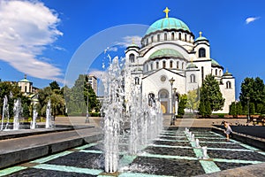 Saint Sava Cathedral in Belgrade, Serbia