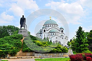 The Saint Sava Cathedral Belgrade Serbia photo