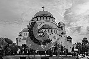 Saint sava ortodox church in Belgrade
