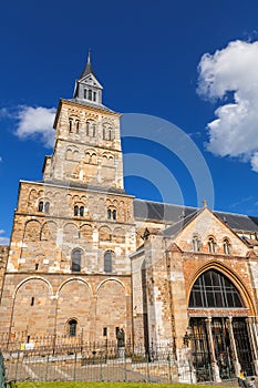 Saint Servatius Basilica and the St. John Church at the Vrijthof Square, Maastricht, Netherlands