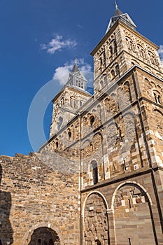 Saint Servatius Basilica and the St. John Church at the Vrijthof Square, Maastricht, Netherlands