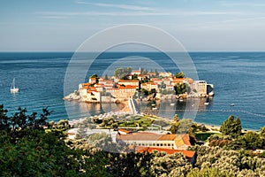 Saint Setafan Island in Montenegro