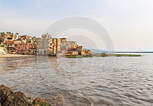 The Saint Simon beach in Beirut, Lebanon