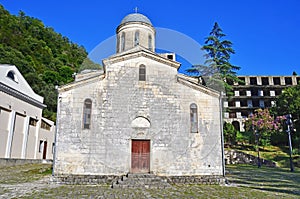 Saint Simon the Canaanite Church in summer, New Athos, Abkhazia