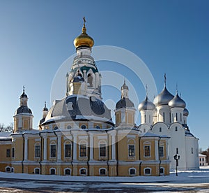 Saint Sophia cathedral and church of Resurrection of Jesus, Vologda Kremlin, Russia