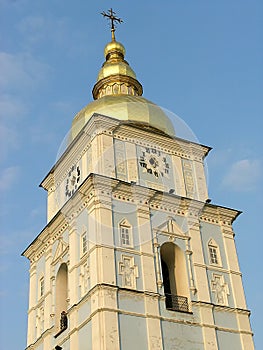 Saint Sophia cathedral Kiev sky