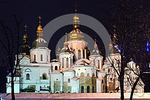 Saint Sophia Cathedral in Kyiv, Ukraine. Architectural monument of Kievan Rus