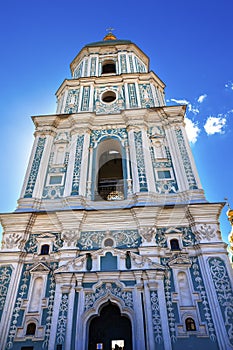 Saint Sophia Cathedral Tower Sofiyskaya Square Kiev Ukraine