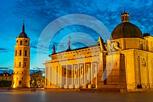 Saint Stanislaus cathedral in the lithuanian capital vilnius dur