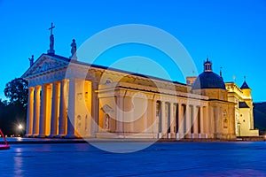 Saint Stanislaus cathedral in the lithuanian capital vilnius dur