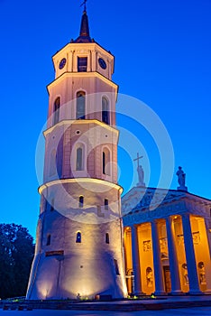 Saint Stanislaus cathedral in the lithuanian capital vilnius dur