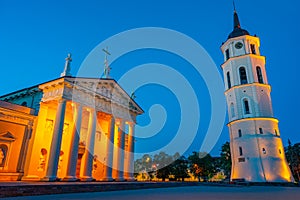 Saint Stanislaus cathedral in the lithuanian capital vilnius dur