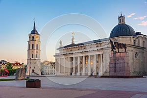 Saint Stanislaus cathedral in the lithuanian capital vilnius dur