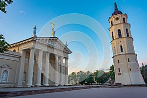 Saint Stanislaus cathedral in the lithuanian capital vilnius dur