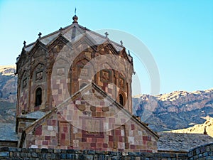 Saint Stepanos Monastery dome , Jolfa , Iran photo