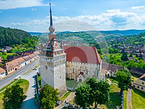 Svatý opevněný kostel z v rumunsko 