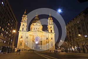 Saint Stephen`s Basilica in Budapest, Hungary.