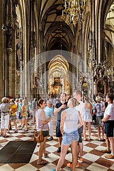 Saint Stephen's Cathedral (Stephansdom) In Vienna