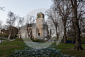Svatý kostel v v švédsko 