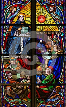 Saint Thomas Aquinas - Stained Glass