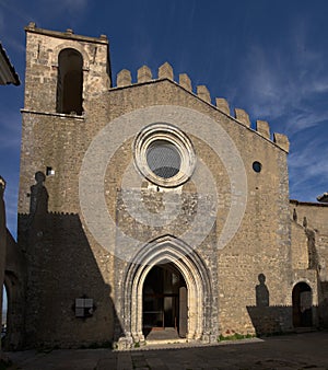Saint Tiago church facade at Palmela photo