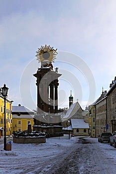 Saint Trinity Square, Banska Stiavnica, Slovakia