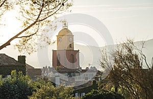 Saint-Tropez the clock tower