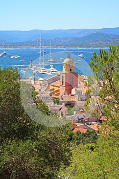 Saint-Tropez - French Riviera - Global view of the village photo