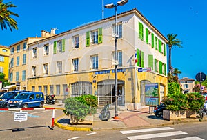 SAINT TROPEZ, FRANCE, JUNE 14, 2017: View of Gendarmerie National of Saint Tropez, France