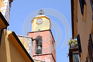 Saint-Tropez Provencal Bell tower church France