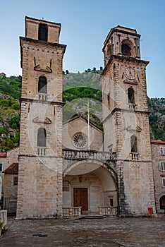 Saint Tryphon cathedral in Kotor, Montenegro