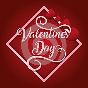 Saint Valentines day design