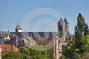 The Saint-Vincent basilica in Metz