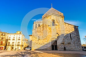 Saint-Vincent de BesalÃº church in the center of the medieval village, Catalonia, Spain