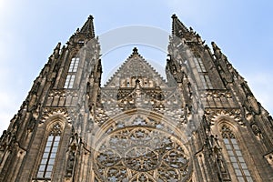 Saint Vit cathedral in Prague photo