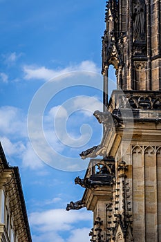 Saint Vitus Cathedral Prague in Czech Republic.