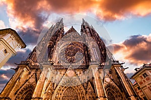 Saint Vitus cathedral, Prague, czech republic