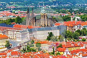 Saint Vitus Cathedral in Prague, Czech Republic