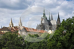 Saint Vitus cathedral, Prague, Czech republic, travel destination