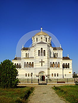 Saint Vladimir Cathedral in Chersonesos Taurica, Sevastopol, Crimea