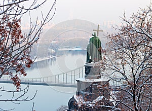 Saint Vladimir Monument in Kiev photo