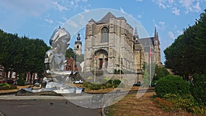 Saint Waltrude Collegiate Church of Mons, Wallonia, Belgium