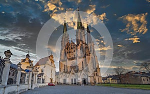 Saint Wenceslas Cathedral in Olomouc, Czech republic