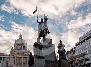 Saint Wenceslaus statue, Prague, Czech Republic