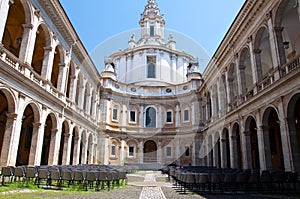 Saint Yves at La Sapienza in Rome, Italy. photo