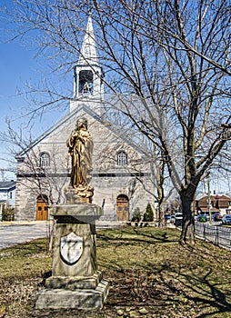 Sainte-Anne-de-Bellevue Catholic Church on the Island of Montreal photo