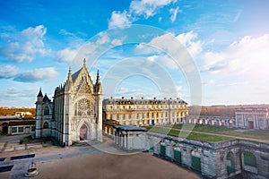 The Sainte-Chapelle chapel of Vincennes castle near Paris