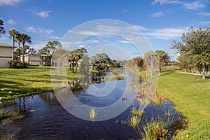 Sainte Lucie Florida pond