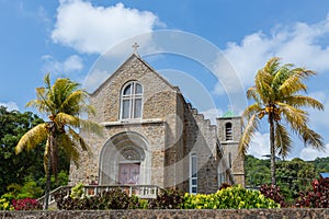 Sainte Marie Madeleine church in Quatre Bornes Mahe Seychelles photo
